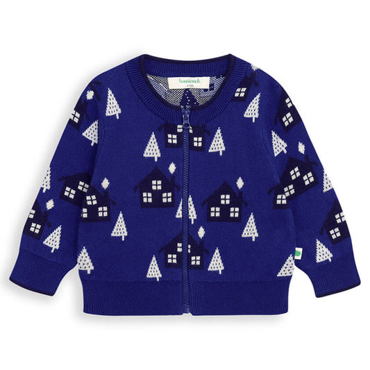 Βρεφική Πλεκτή Ζακέτα Blueberry