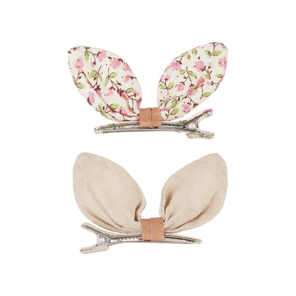 Σετ Παιδικά Κλιπ Μαλλιών Floral Bunny
