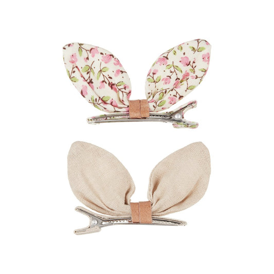 Σετ Παιδικά Κλιπ Μαλλιών Floral Bunny