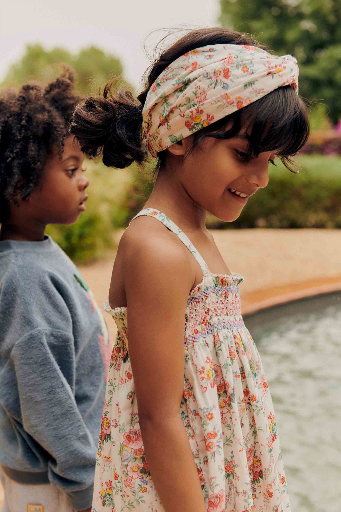 52A.GAI-S25-H0067 # Kids Headband Cream Rosa Festa