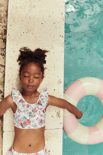 52A.GBC-S25-B0130 # Παιδικό Μαγιώ Μπικίνι Primavera Cream Rosa Festa