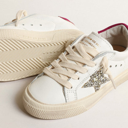 Παιδικό Παπούτσι Golden Goose Glitter Star Fuchsia