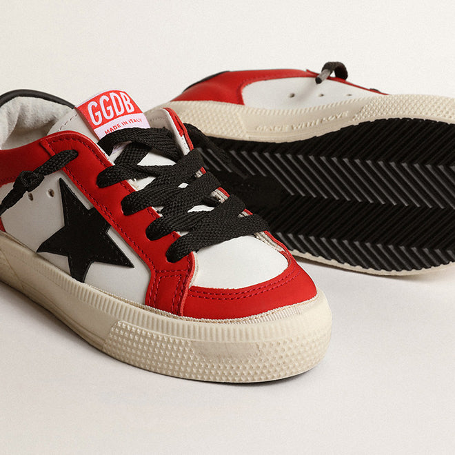 Παιδικό Αθλητικό Παπούτσι Golden Goose Black & Red