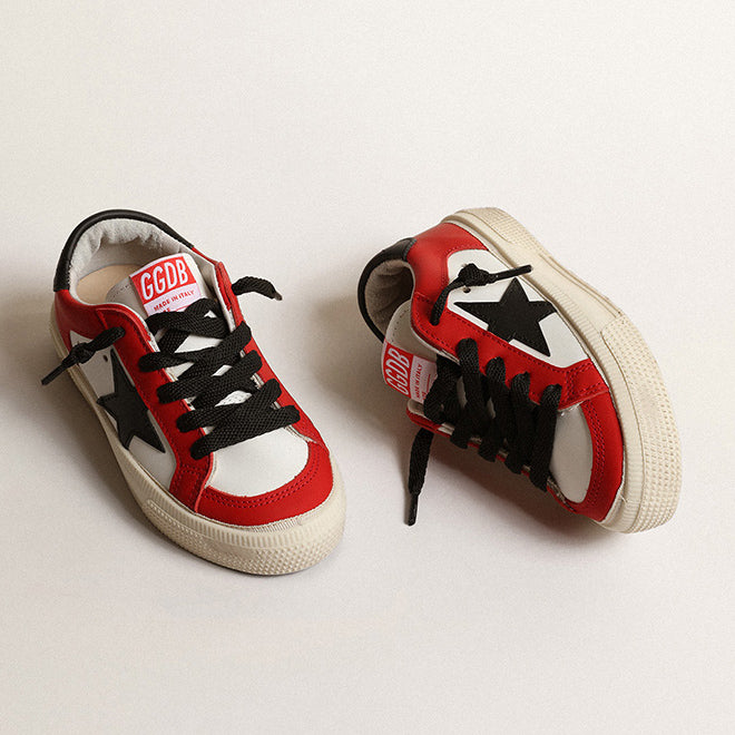 Παιδικό Αθλητικό Παπούτσι Golden Goose Black & Red