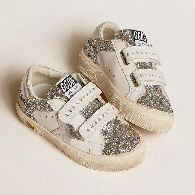 Παιδικό Παπούτσι Golden Goose Silver Glitter