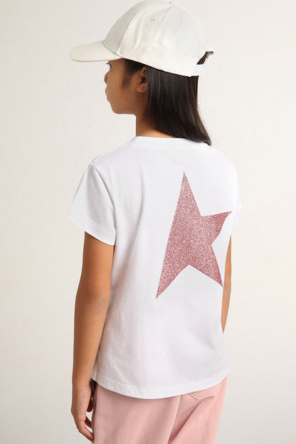 Παιδική Μπλούζα T-Shirt Pink Glitter Star