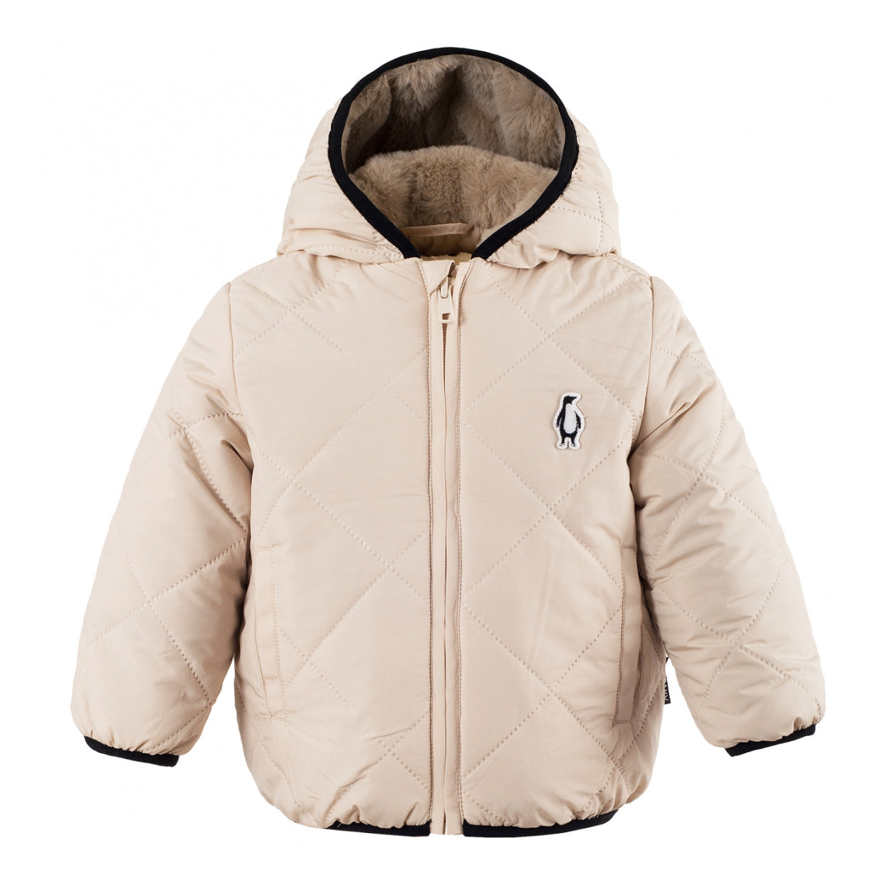 Βρεφικό Μπουφάν Baby Shark Sand Beige