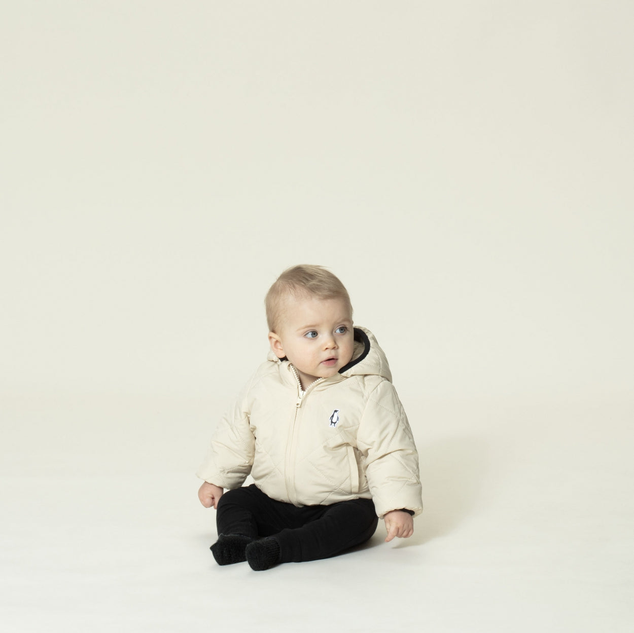 Βρεφικό Μπουφάν Baby Shark Sand Beige
