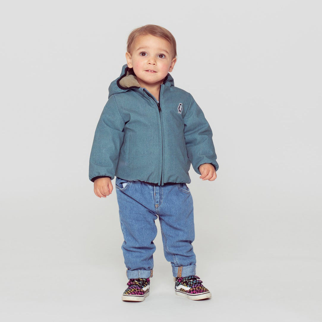 42B.242.9.1.553.356 # Βρεφικό Μπουφάν Baby Shark Denim