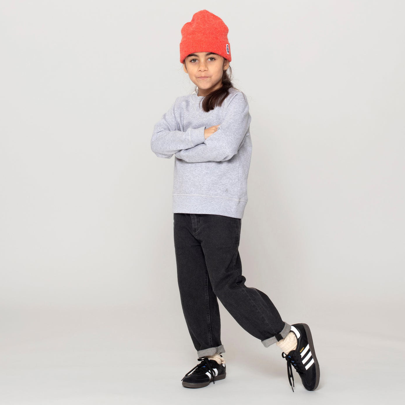 42B.24292903_RED #Kids Beanie Red Dragon Strawberry Red