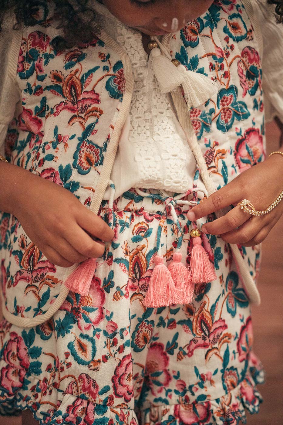 Παιδικό Σορτς Vallaloid Indian Flowers