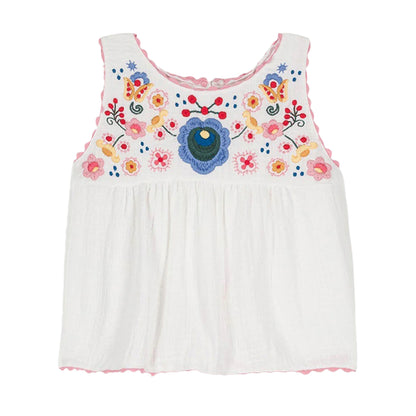 52A.GRI-S25-B0017 # Παιδική Αμάνικη Μπλούζα Solenia