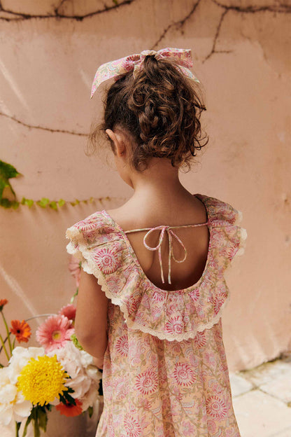 52A.GRI-S25-S0152 #  Παιδικό Φόρεμα Yellow Capri