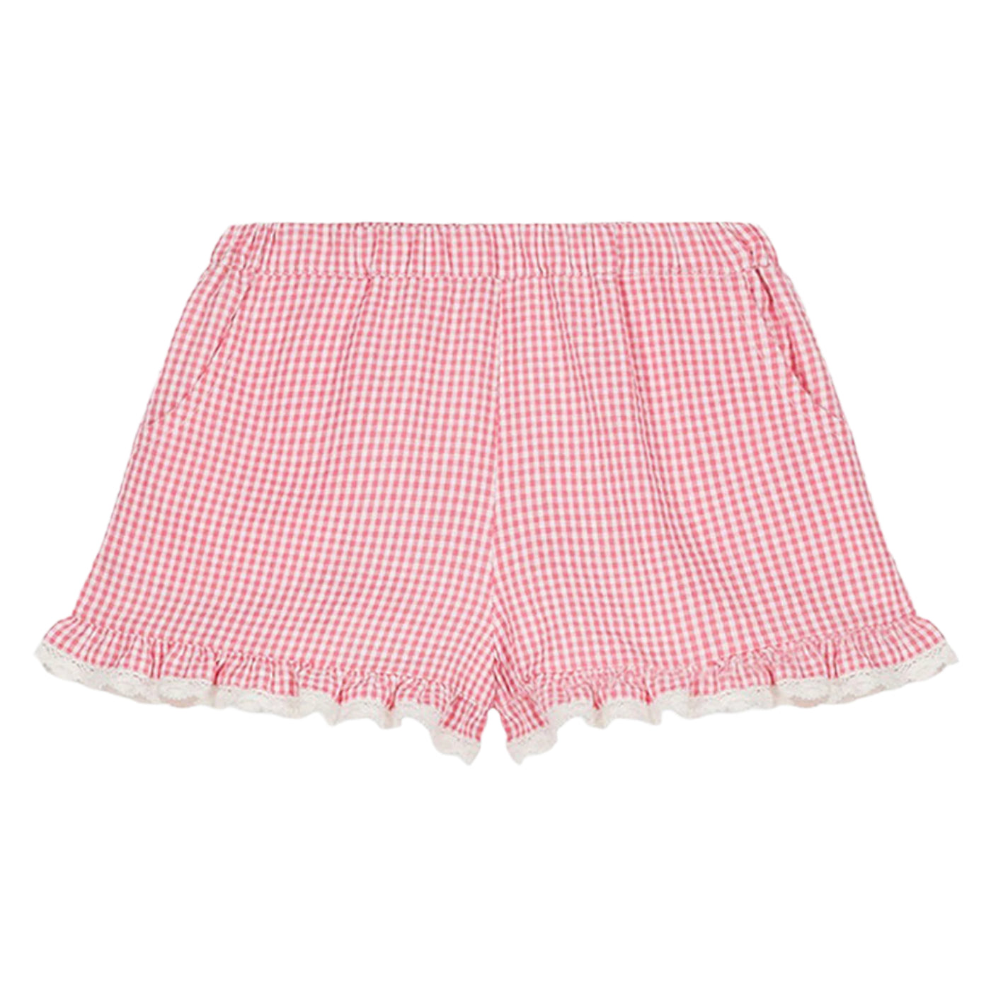 52A.GRI-S25-S0256 # Kids Shorts Pink Fragola Vichy