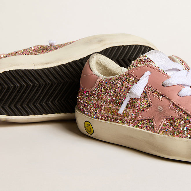 Παιδικό Παπούτσι Golden Goose Glitter Pink