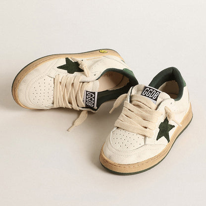 Παιδικό Αθλητικό Παπούτσι Golden Goose Ecru - Green