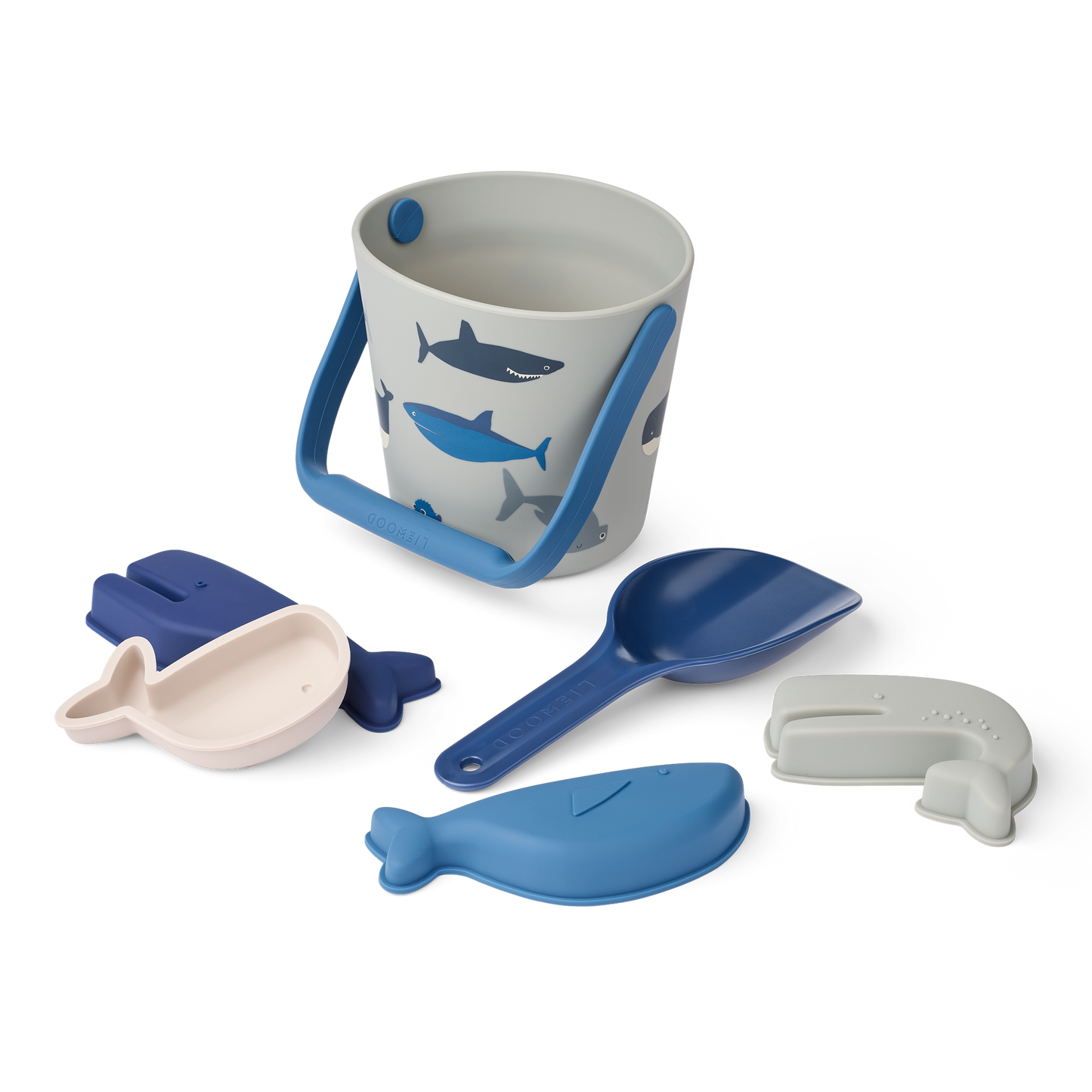 99.LW20558_2619 # Beach Set Gilma Shark Dove Blue 