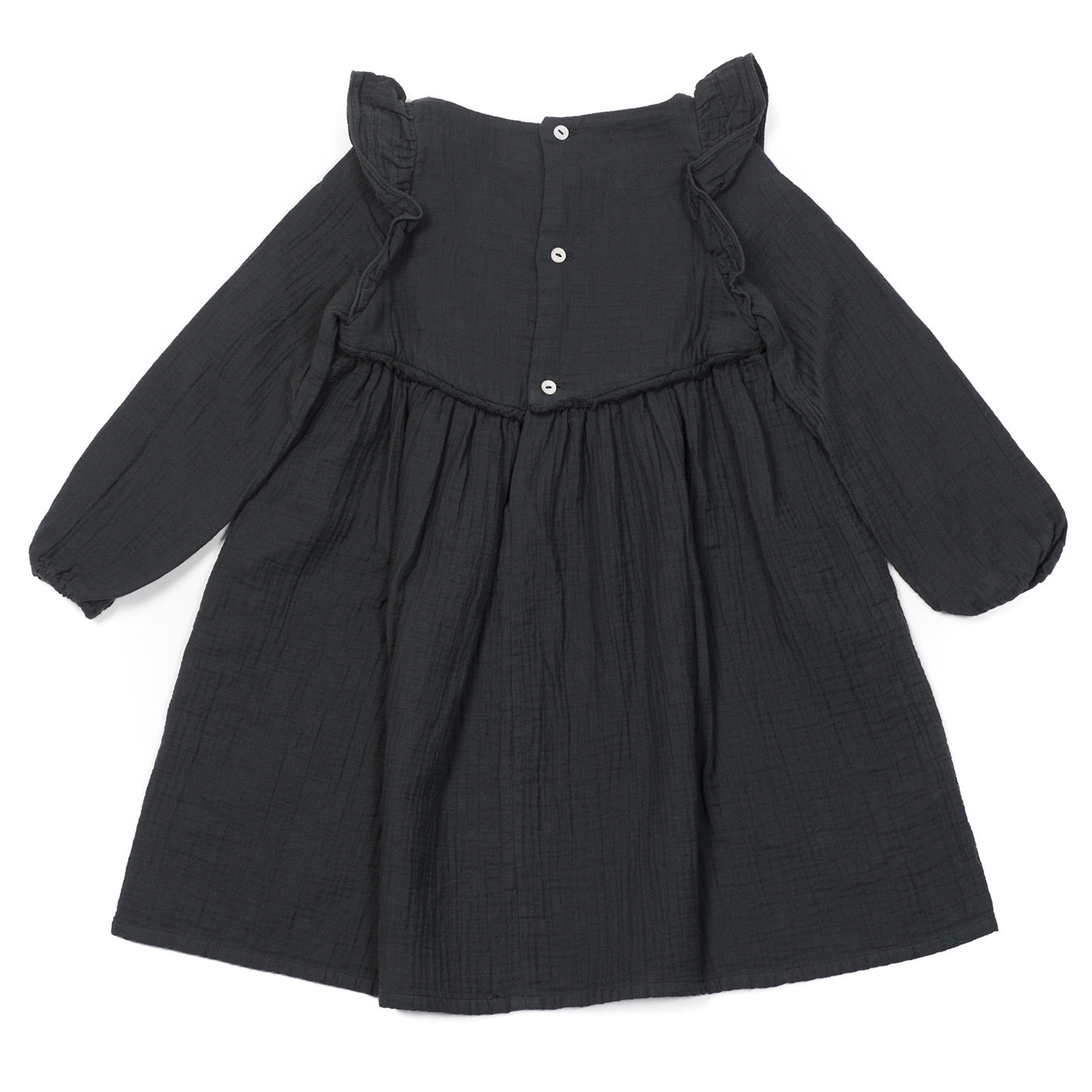 Παιδικό Φόρεμα με Φρου-Φρου Ανθρακί