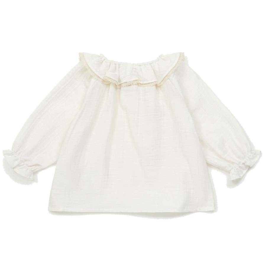 Βρεφική Μπλούζα με Φρου-Φρου Εκρού