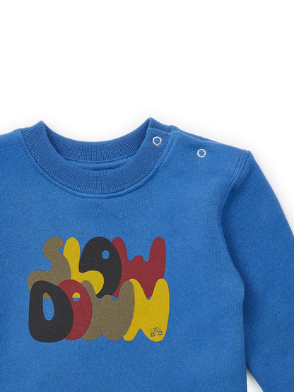 Βρεφική Μπλούζα Φούτερ Slow Down