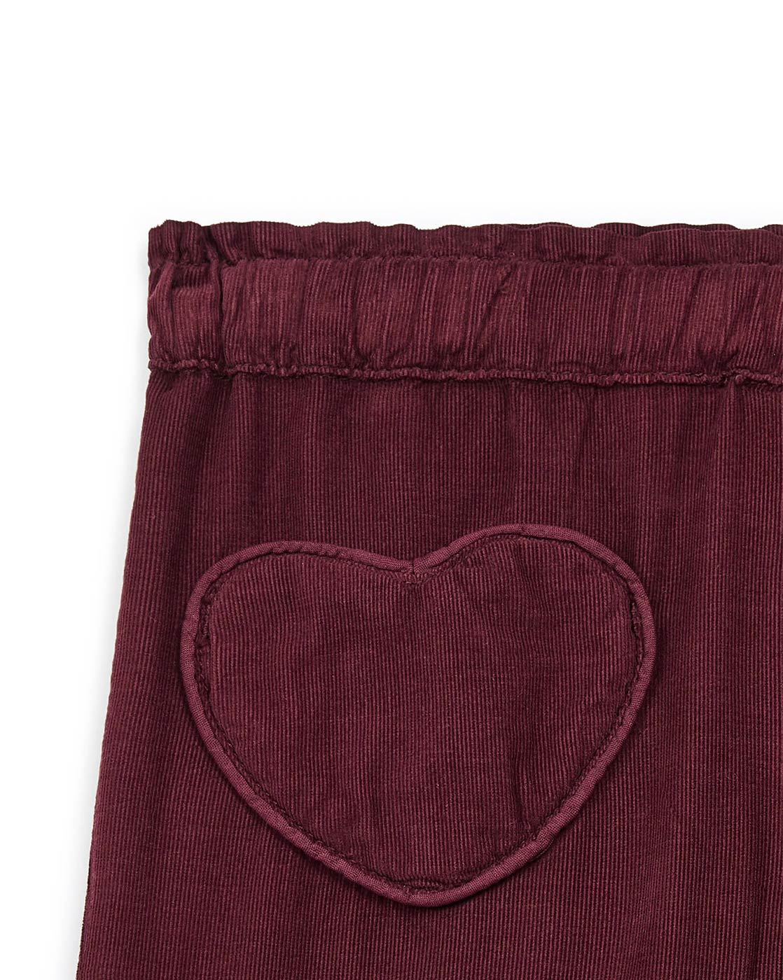 Παιδικό Παντελόνι με Τσέπες Καρδιά Maroon
