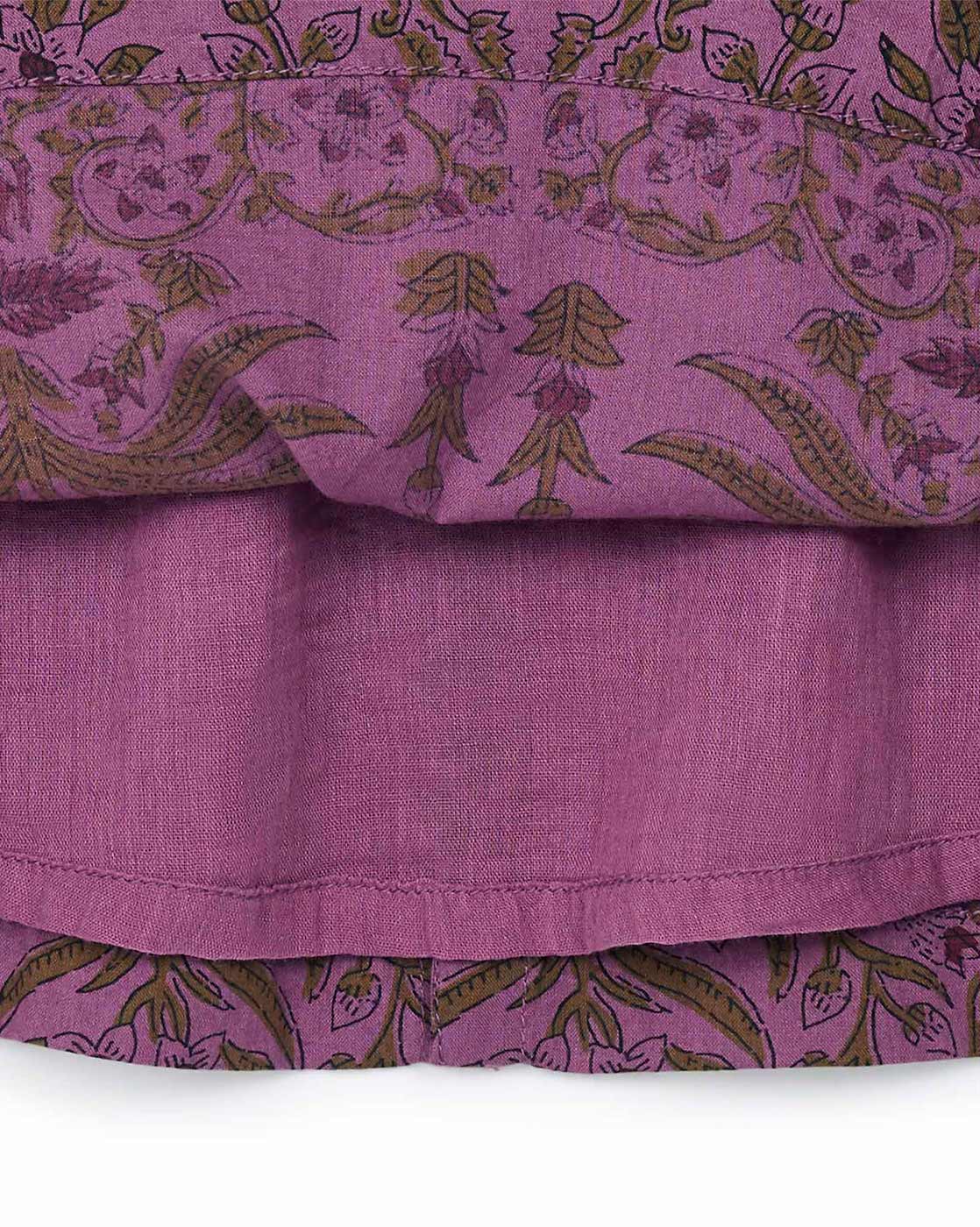 Βρεφικό Φόρεμα Purple Floral