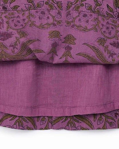 Βρεφικό Φόρεμα Purple Floral