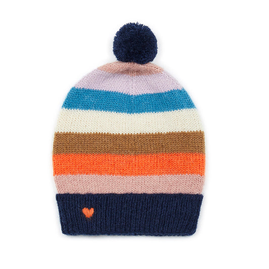 Παιδικό Πλεκτό Σκουφί Ριγέ