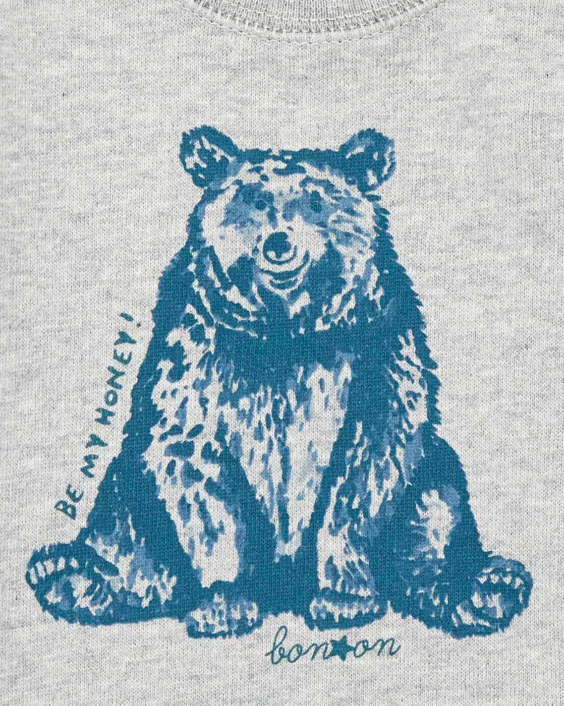 Βρεφική Μπλούζα Φούτερ Αρκούδα