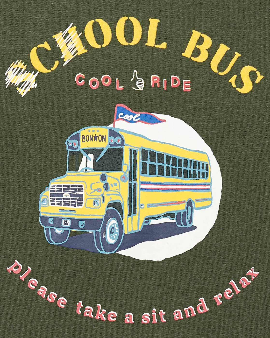 Παιδική Μακρυμάνικη Μπλούζα School Bus