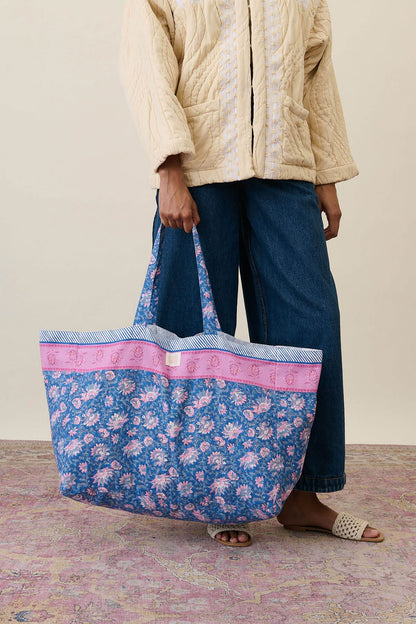 52A.HAI-S25-T0198 # Tote Bag Blue Capri