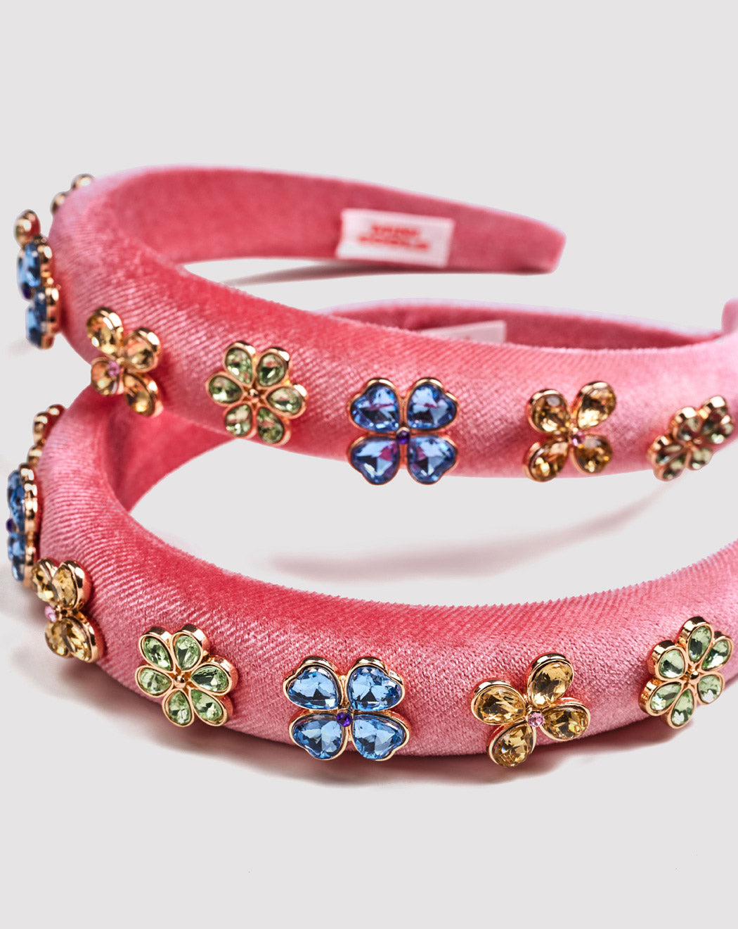 Παιδική Στέκα Μαλλιών Βελούδινη με Πολύτιμες Πέτρες