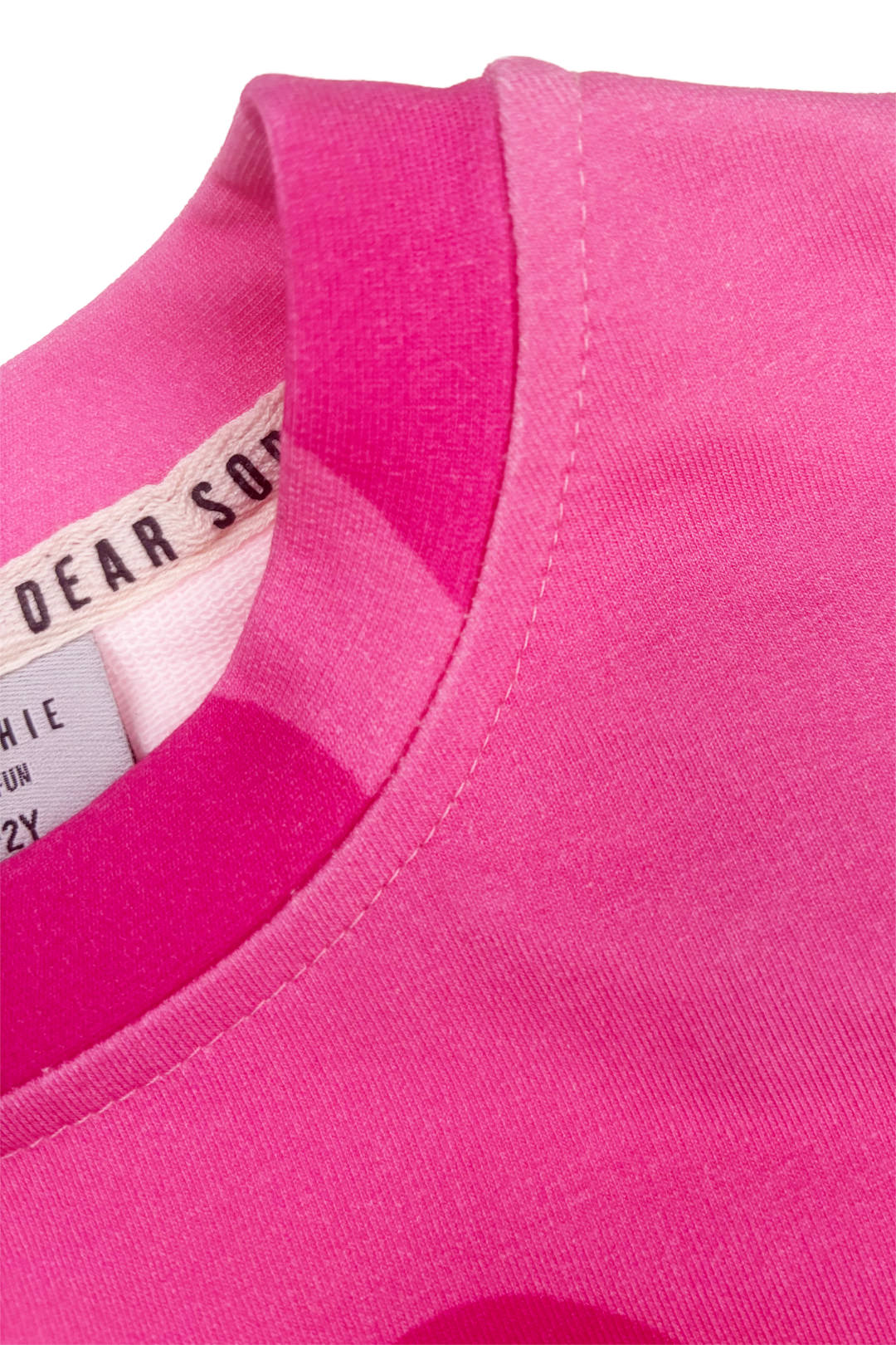 52B.HEARTS PINK _PUFF # Kid's Hoodie Hearts Pink