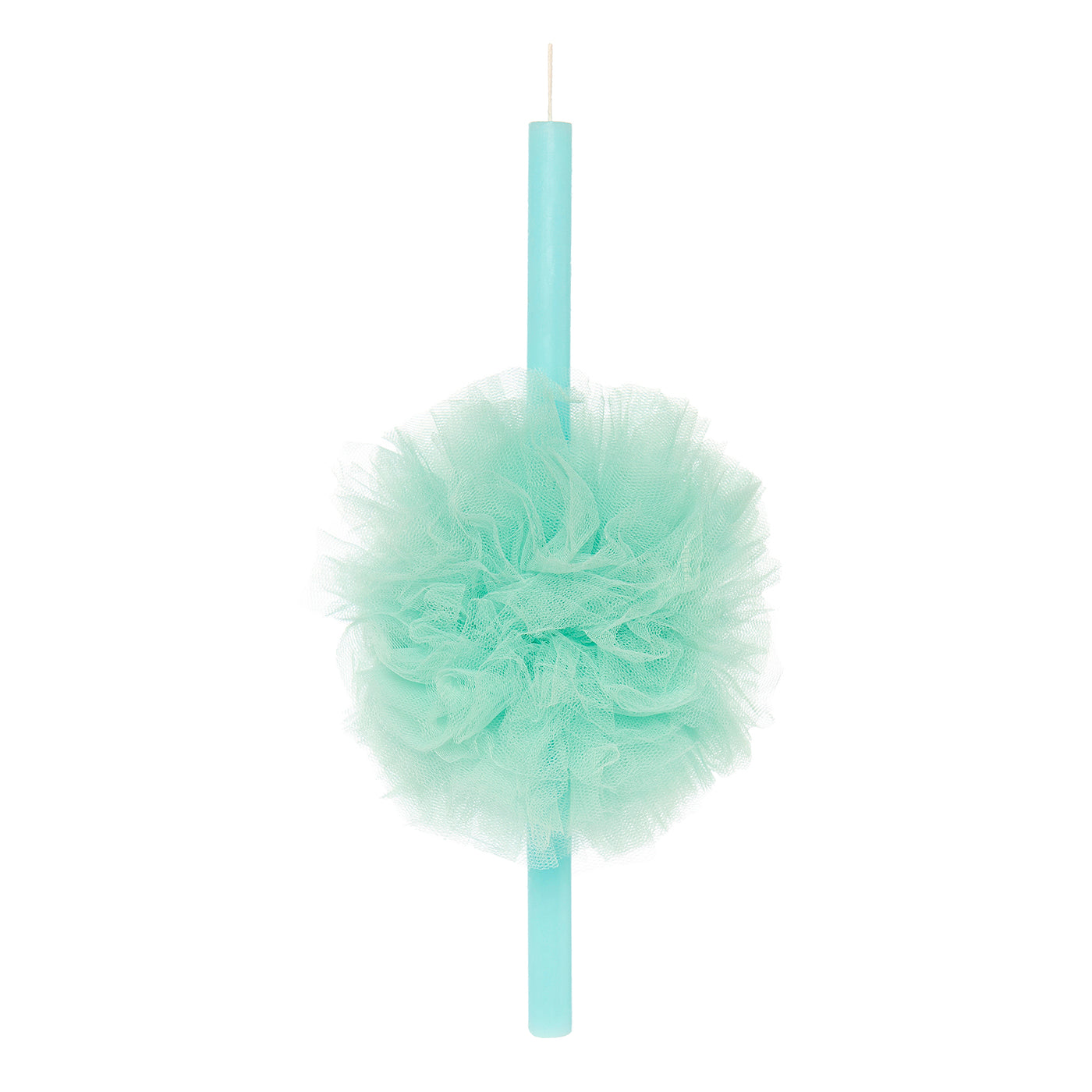 Λαμπάδα Tulle Pom-Pom Mint