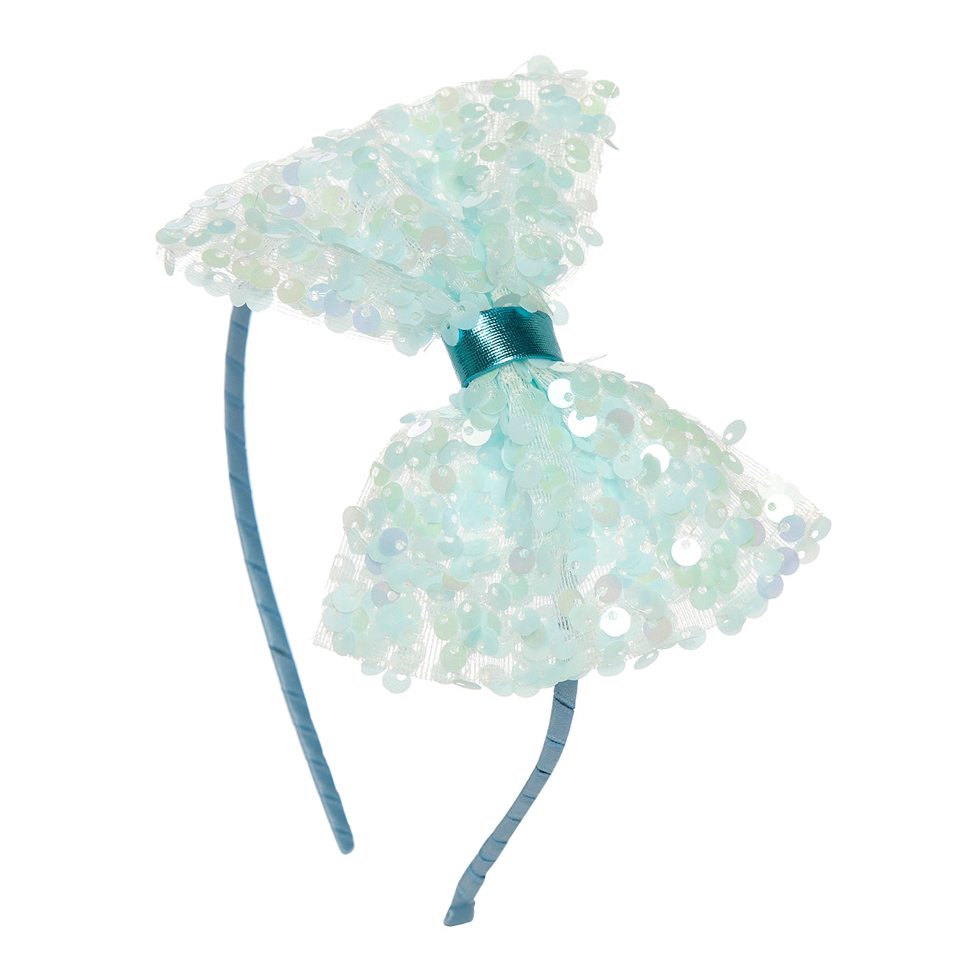 Παιδική Στέκα Μαλλιών Soft Bow Blue