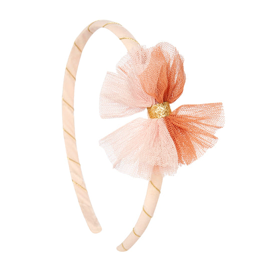 Παιδική Στέκα Μαλλιών Mini Tulle Bow Dusty