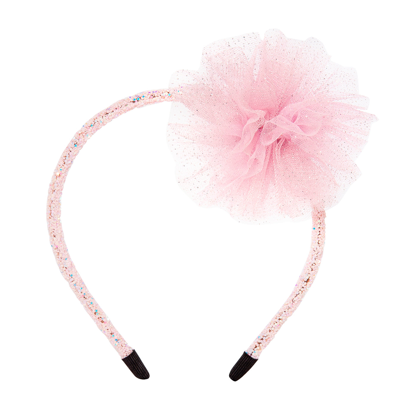 Παιδική Στέκα Μαλιών Sparkle Pom Pom Baby Pink