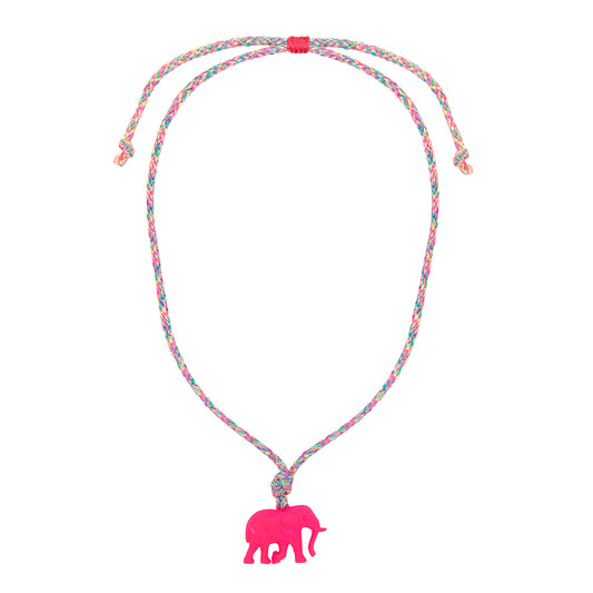 Παιδικό Κολιέ Fluo Elephant