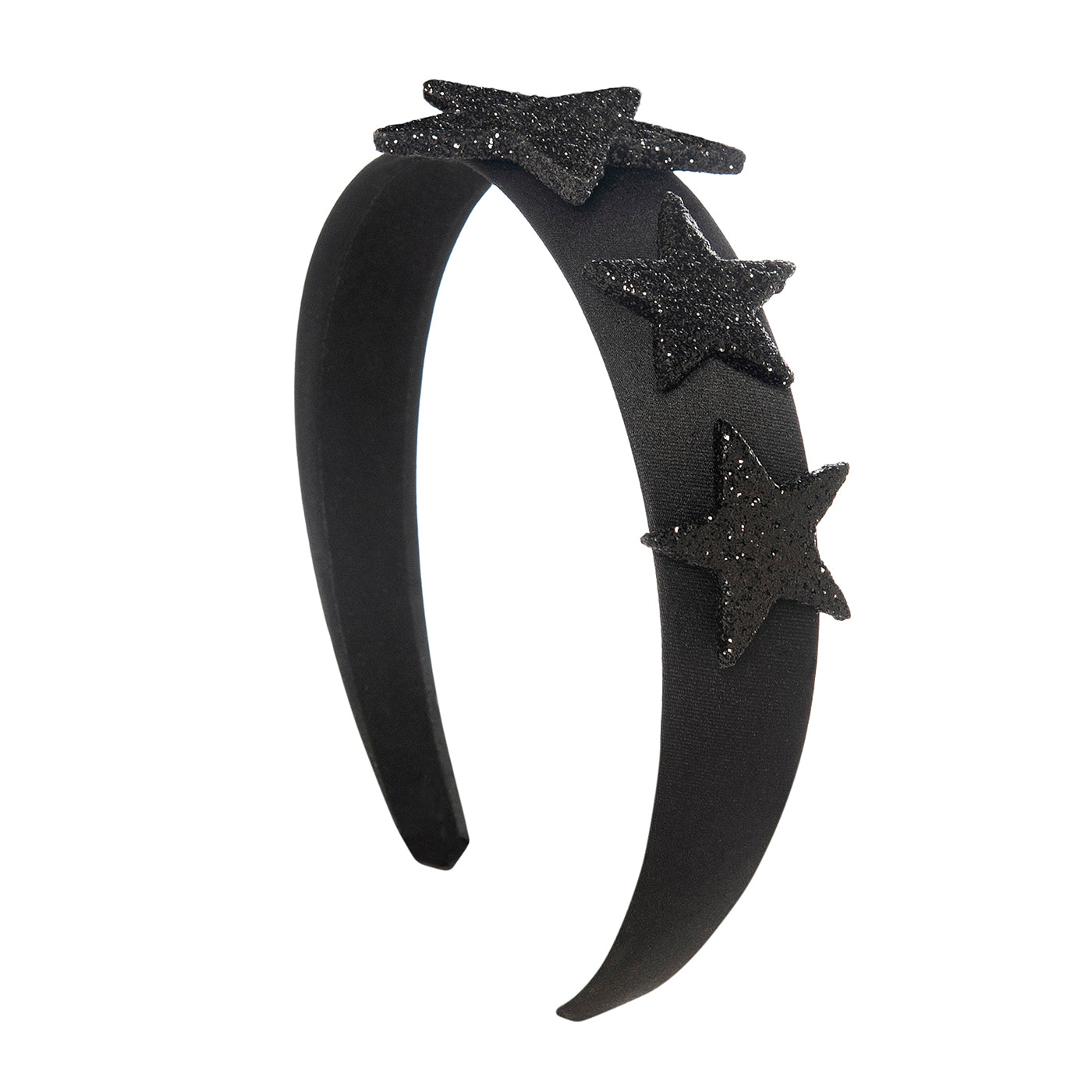 Παιδική Στέκα Μαλλιών Tiara Black Glitter Stars