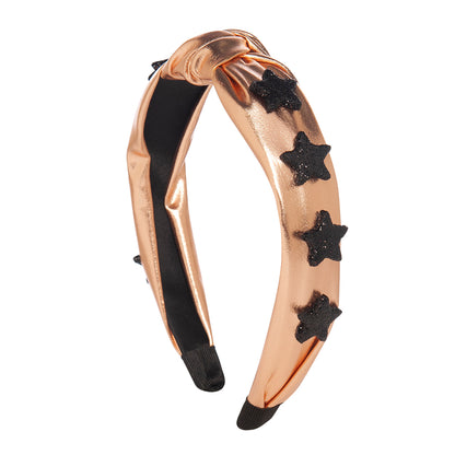 Παιδική Στέκα Μαλλιών Tiara Metallic Bronze Stars