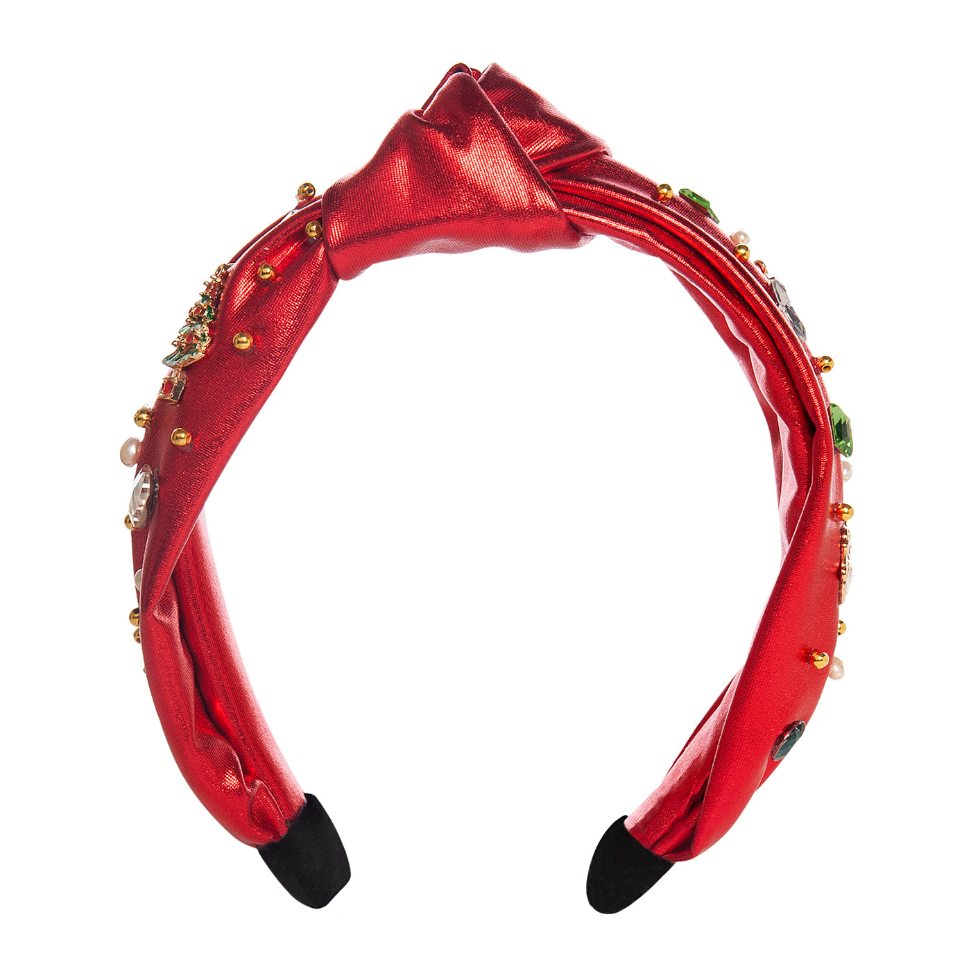 Παιδική Στέκα Μαλλιών Xmas Tiara Metallic Red