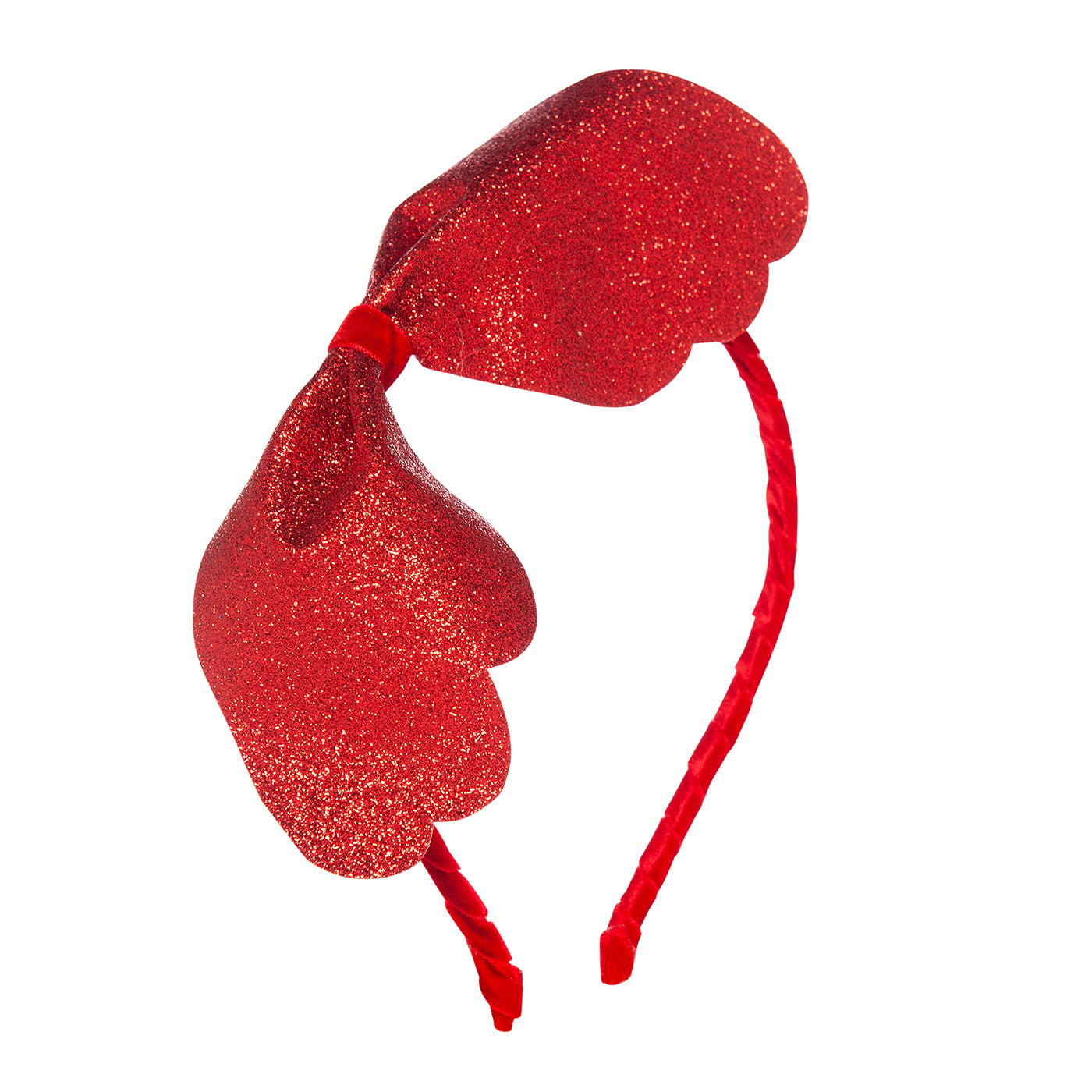 Kids Headband Angel Wings Red
