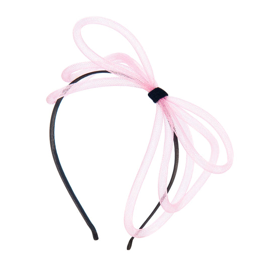 52A.doublebow-wow-pink # Παιδική Στέκα Μαλλιών Triple Bow Pink