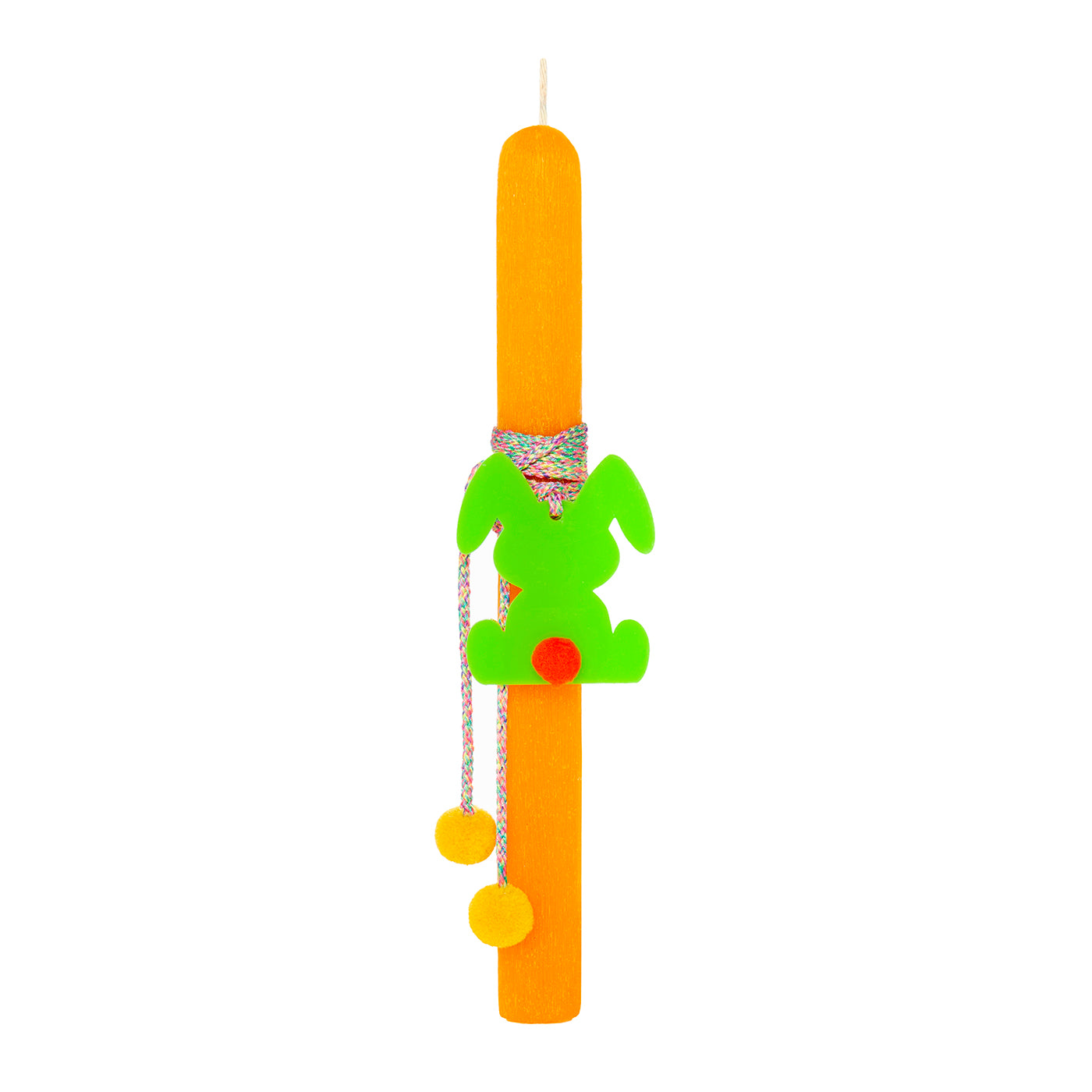 99.cand-plexibunny-orange # Easter Candle Plexi Bunny Orange