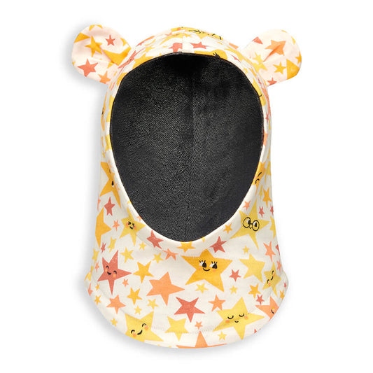 Βρεφικός Σκούφος Κουκούλα Stars