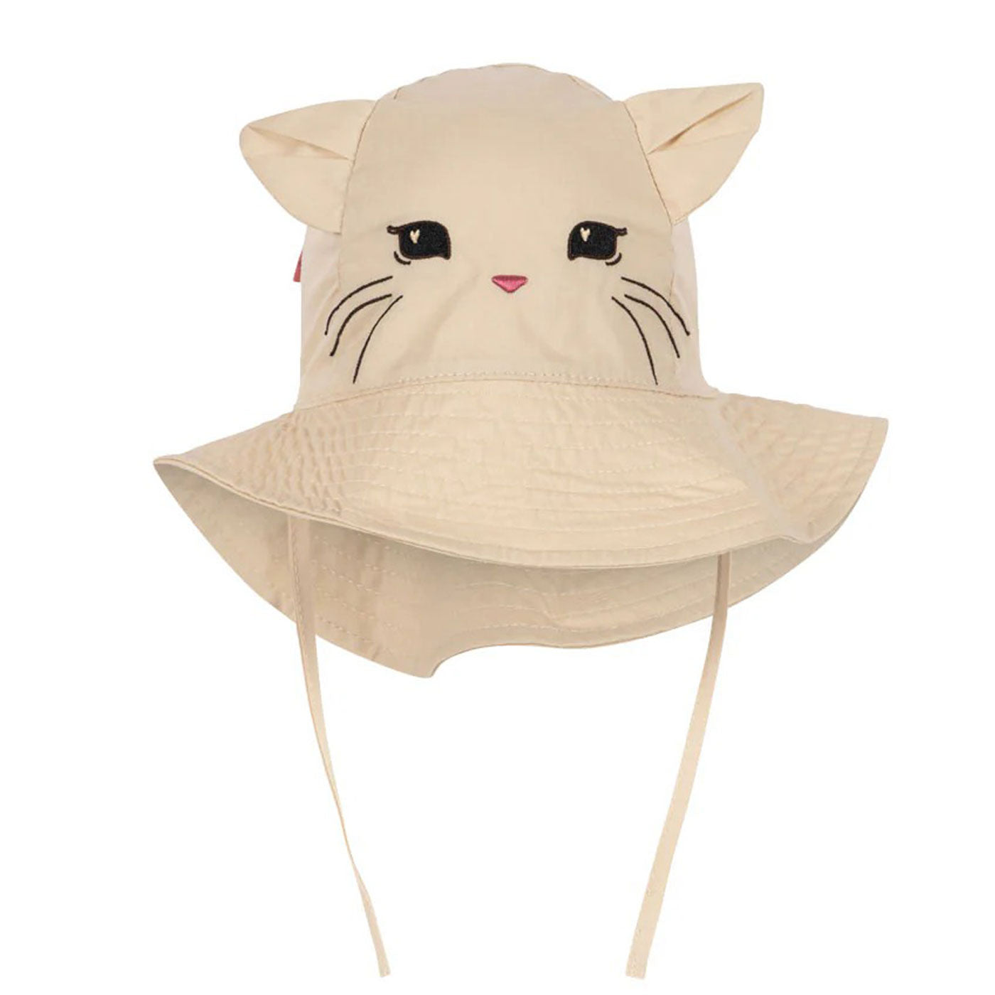99.KS102821_CREMEBRULEE # Βρεφικό Καπέλο Bow Kitty