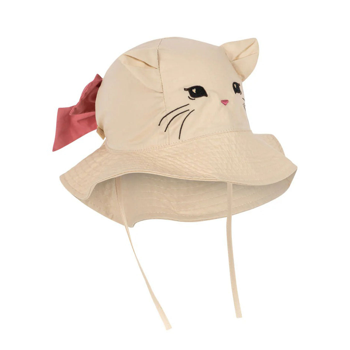 99.KS102821_CREMEBRULEE # Βρεφικό Καπέλο Bow Kitty