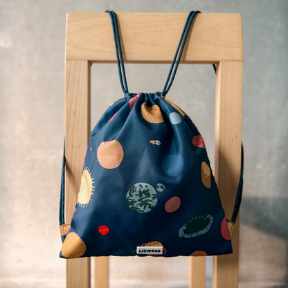 99.LW20486_2510 # Παιδική Τσάντα Πλάτης Πουγκί Danella Universe Classic Navy