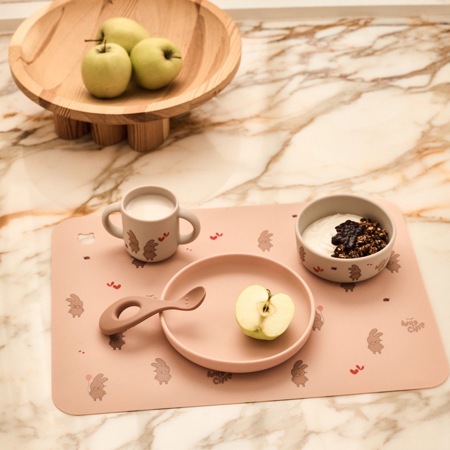 Silicone Placemat Wild Child Rosey