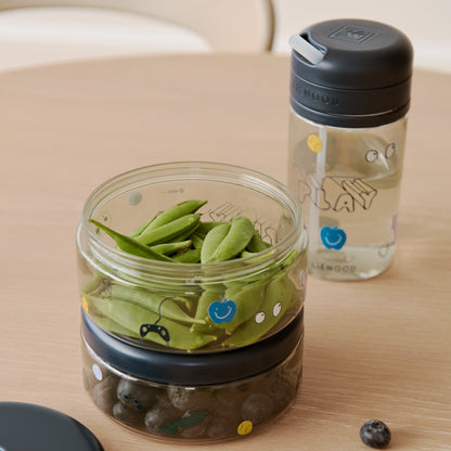 99.LW20703_2789 # Set of Food Container Dominique 500 ml Play Dusty Peppermint
